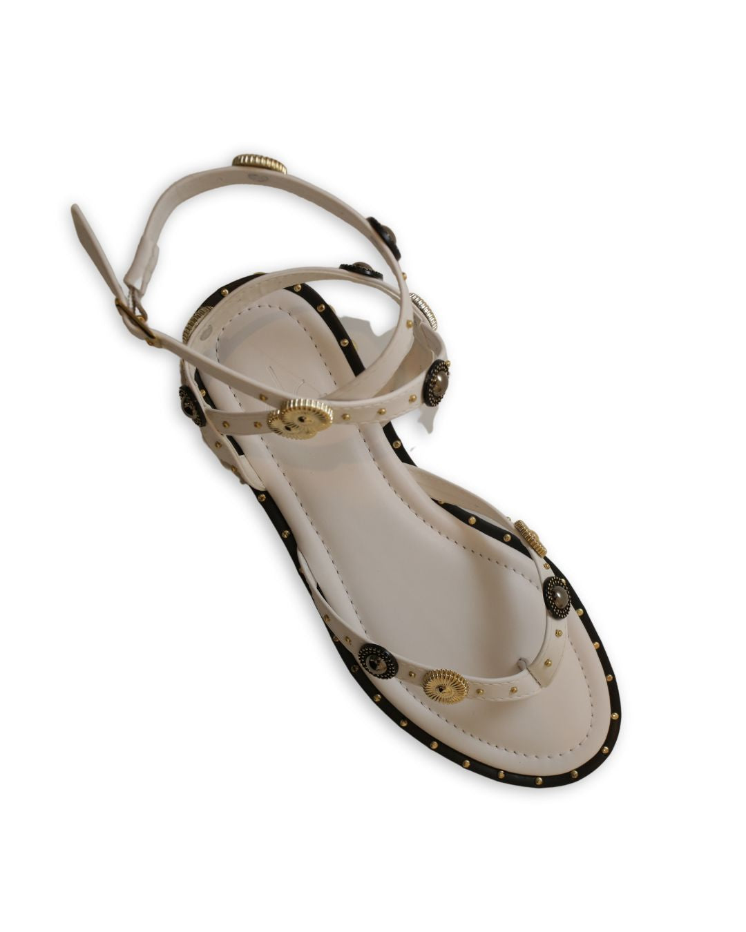 Sandália Com Aplicações Odalys