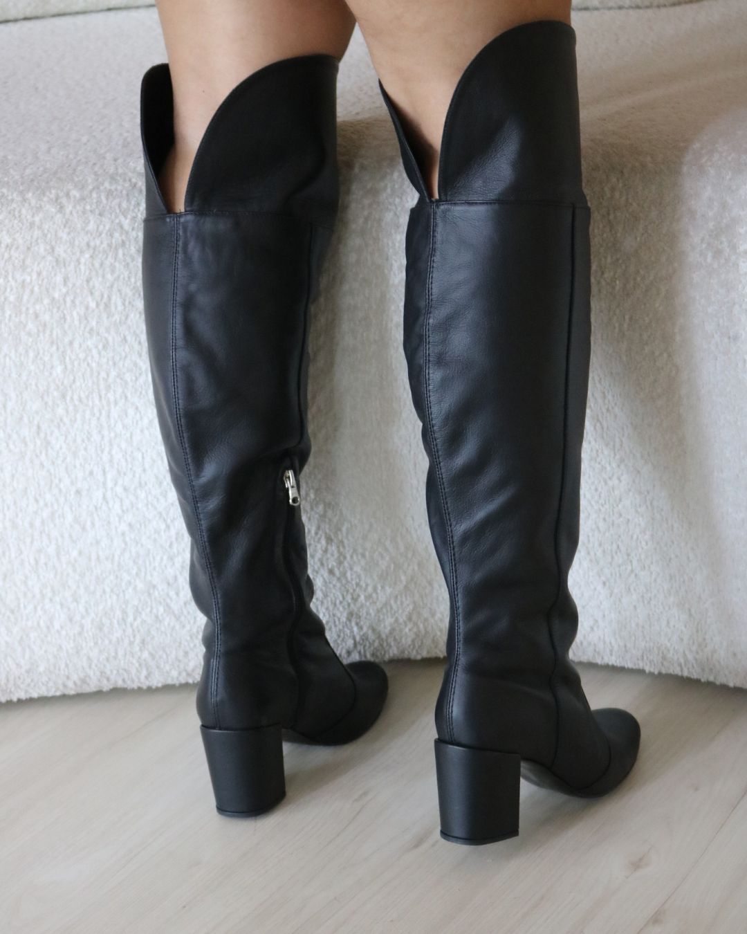 Bota Over 2 em 1 Couro Legítimo Jade