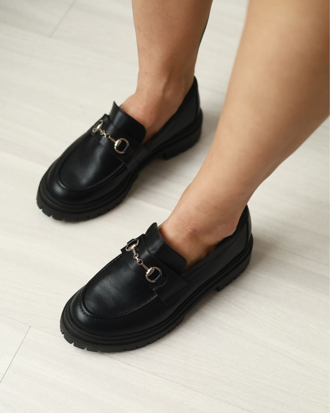 Mocassim Kim Tratorado Preto