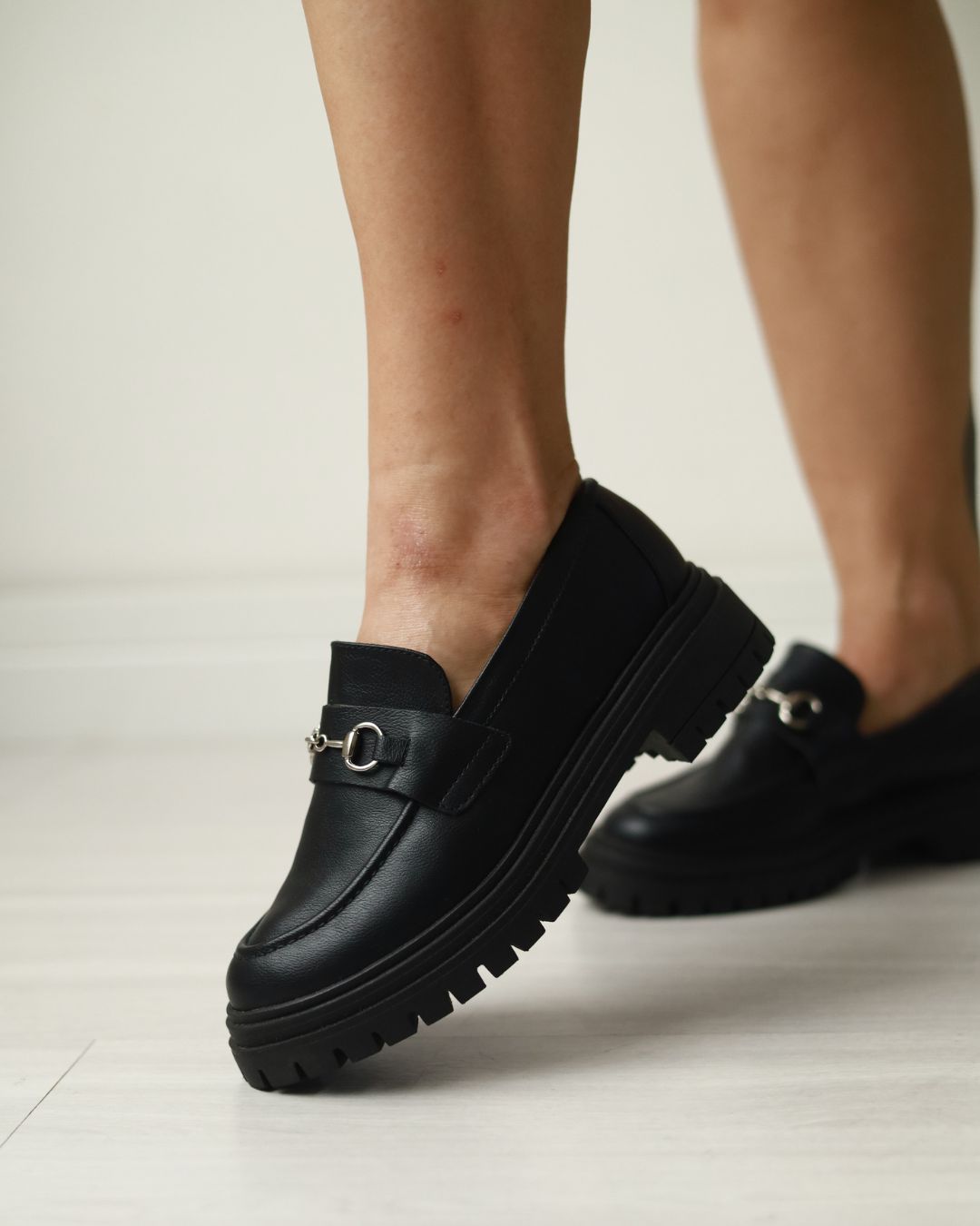 Mocassim Kim Tratorado Preto