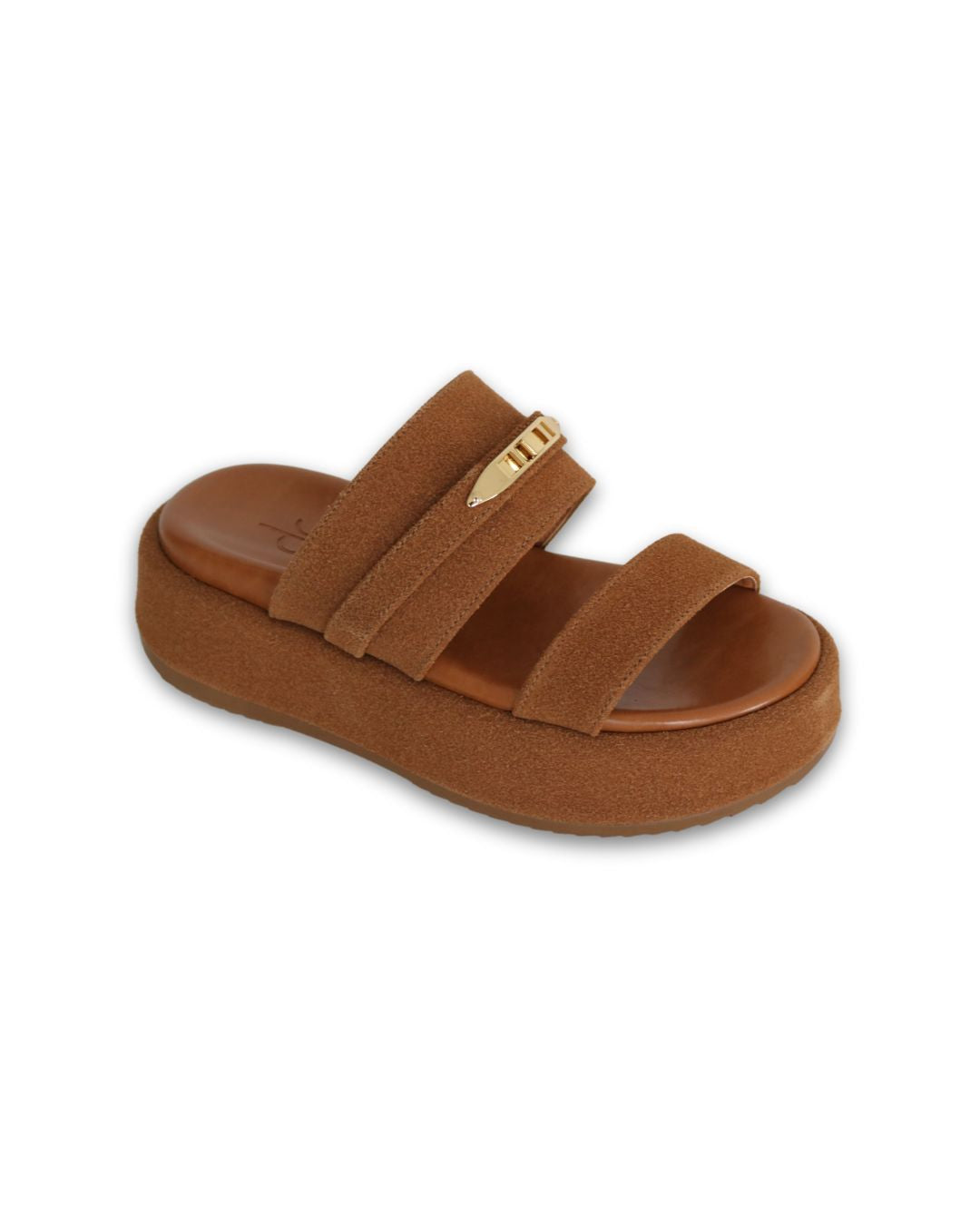 Flatform Camurça Caramelo Dalila