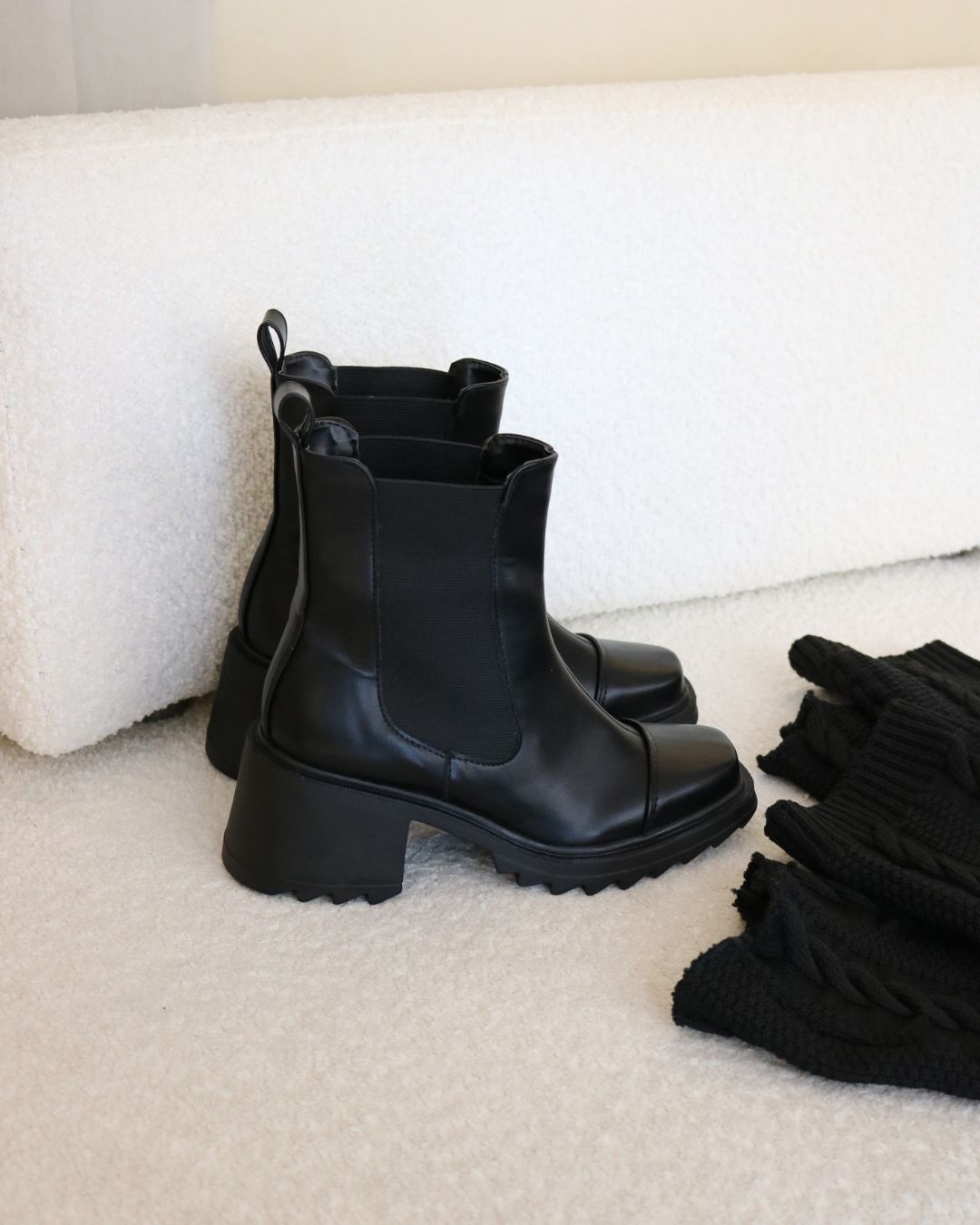 Bota 2 em 1 Penny Preto