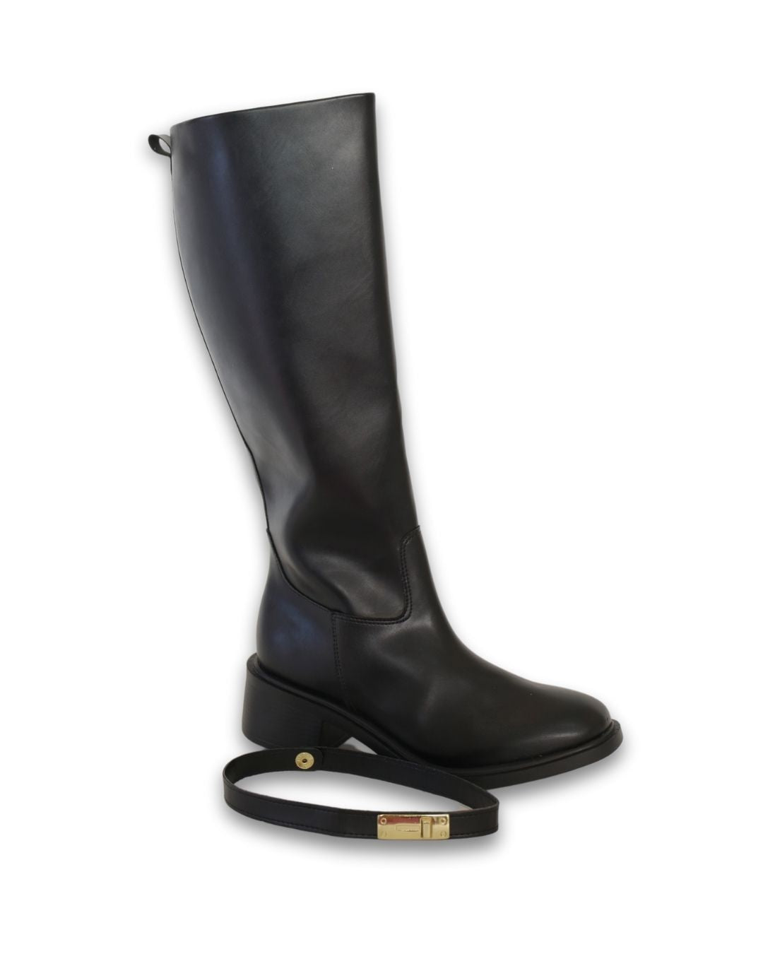 Bota Cano Alto Preto Shantal