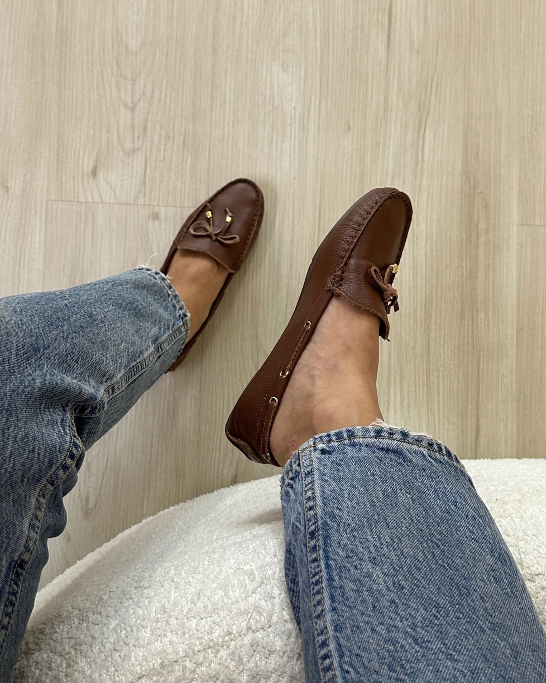 Mocassim Em Couro Legítimo Isla