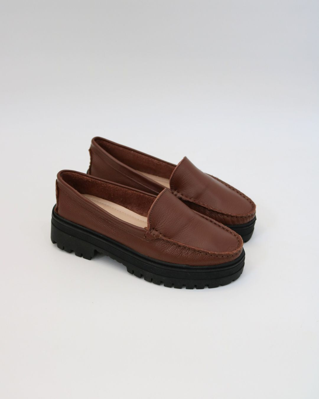 Mocassim Em Couro Legítimo Tratorado Gabrielly