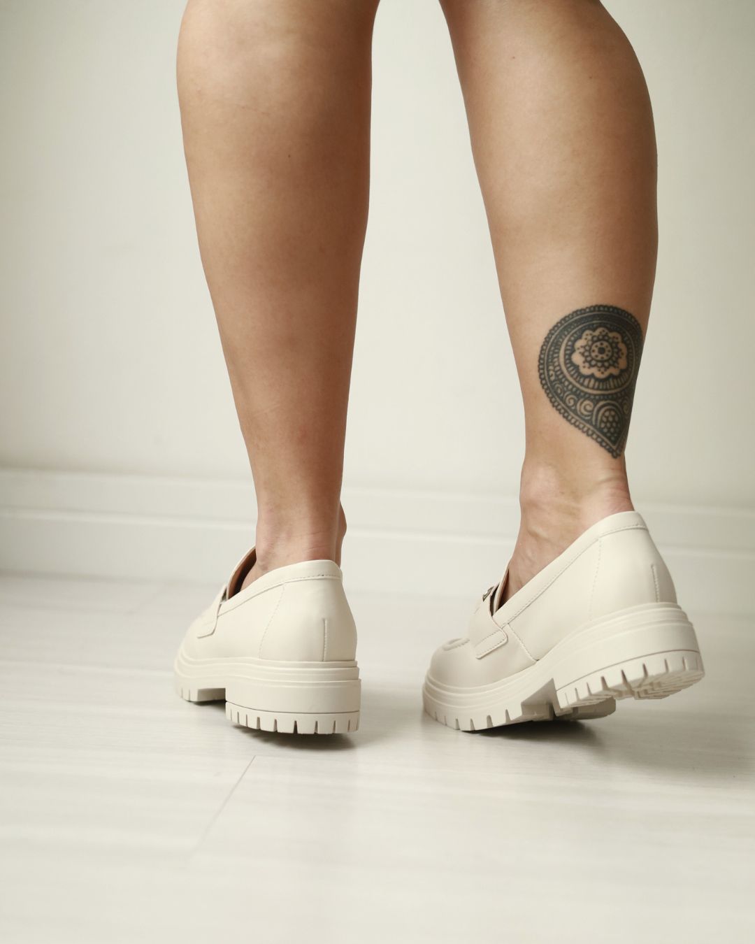 Mocassim Kim Tratorado Preto