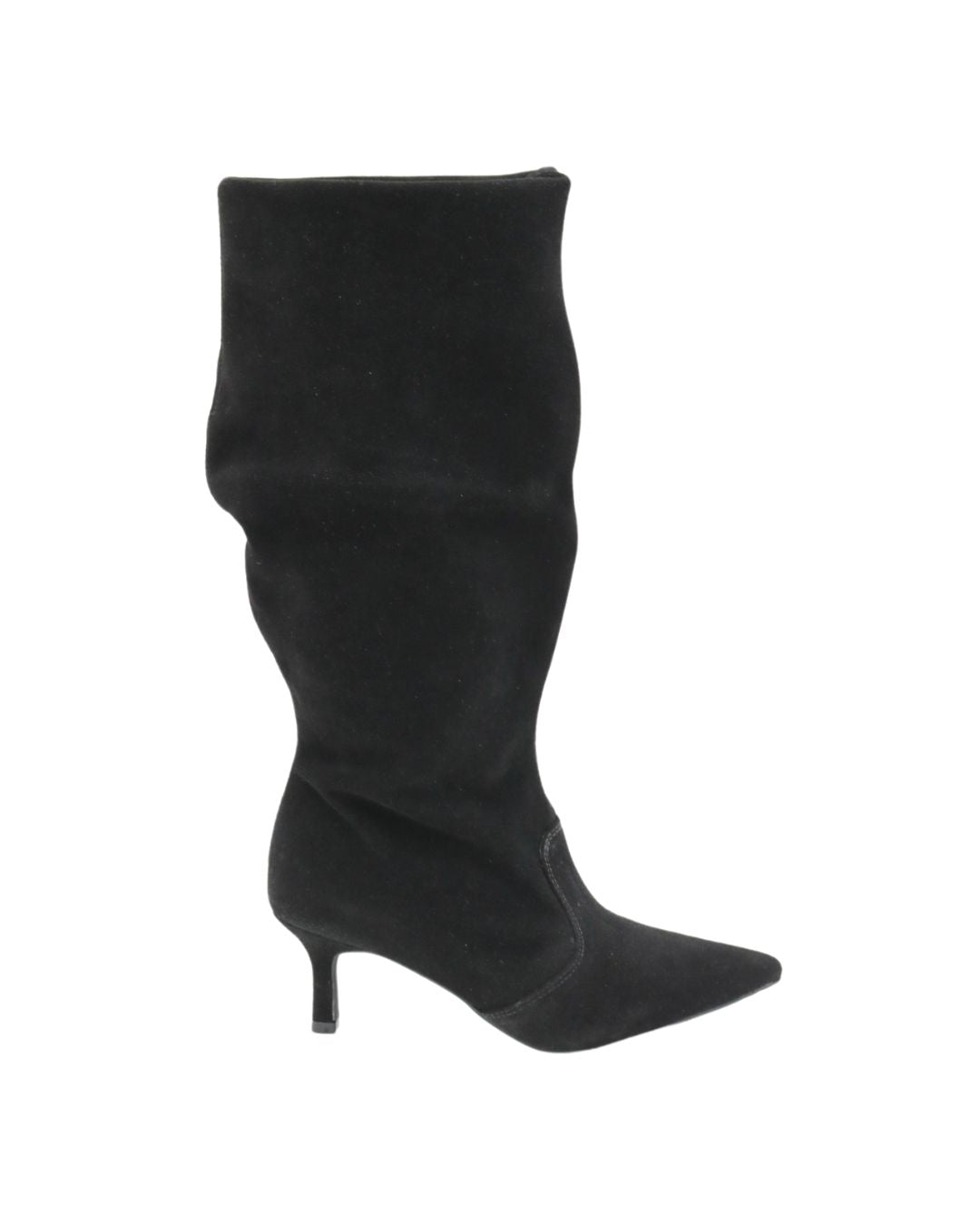 Bota Cano Médio Em Couro Legítimo Ayla