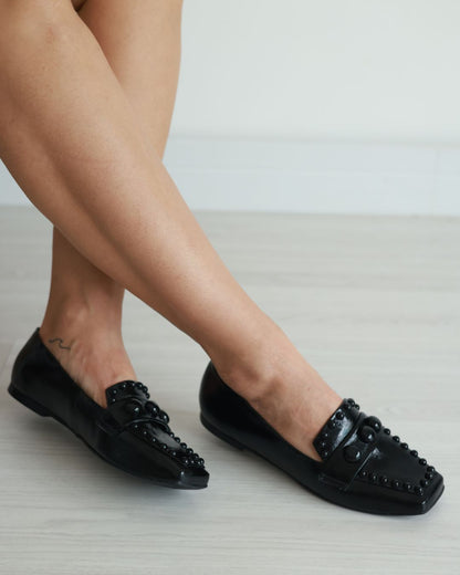 Mocassim Catherine Verniz Preto