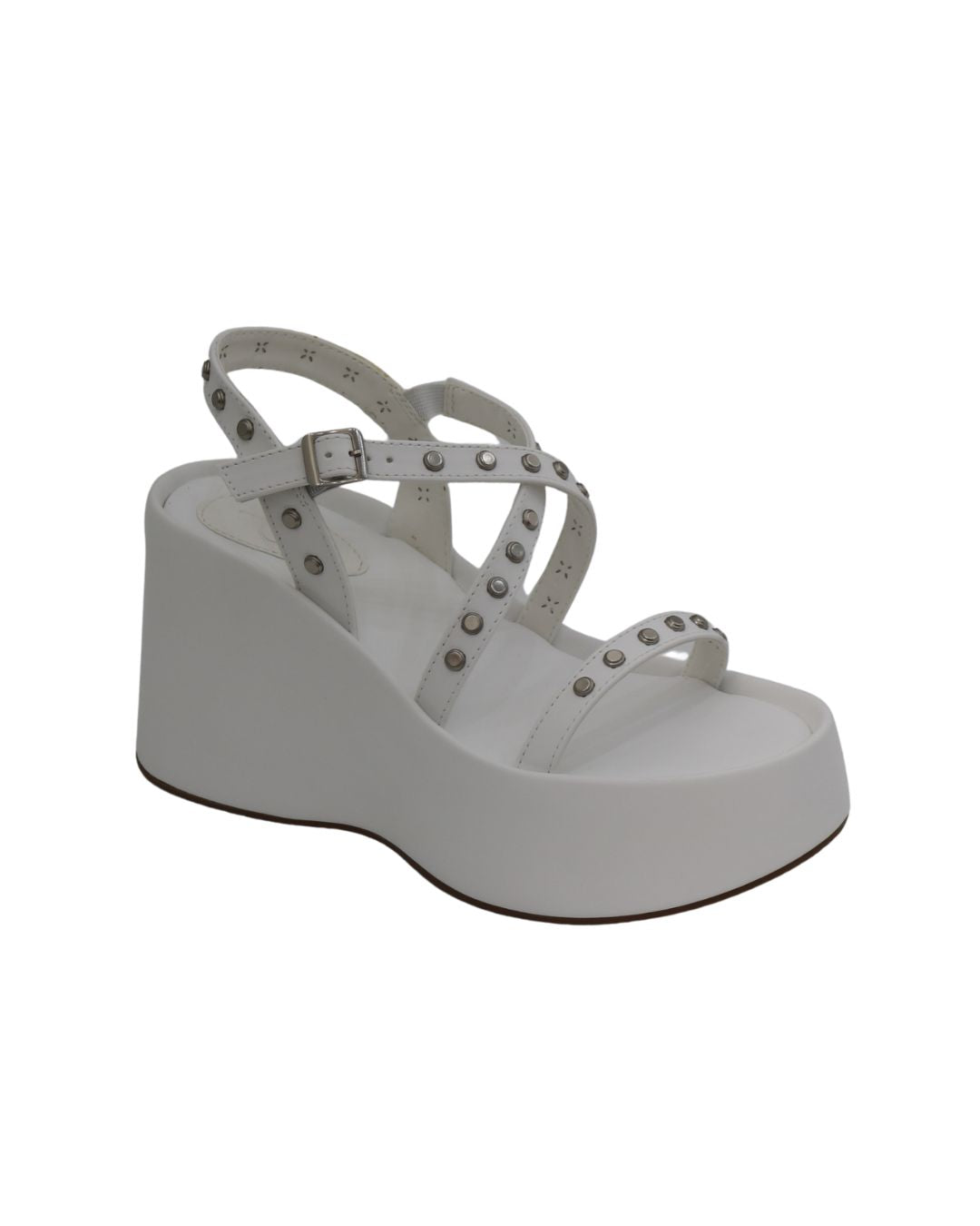 Sandália Plataforma Branco Karina