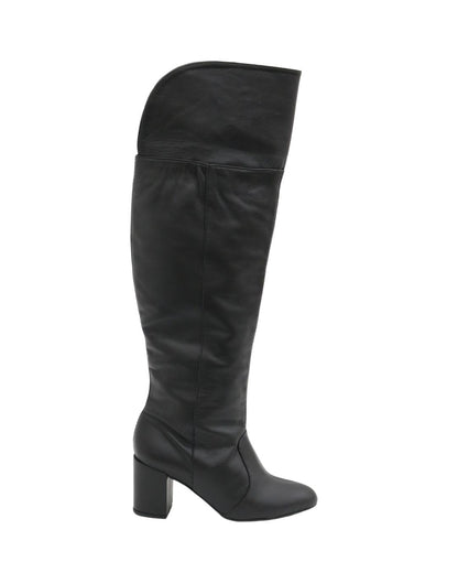 Bota Over 2 em 1 Couro Legítimo Jade