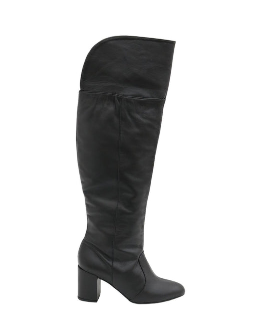 Bota Over 2 em 1 Couro Legítimo Jade