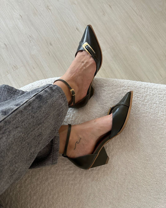 Scarpin Em Couro Legítimo Thais