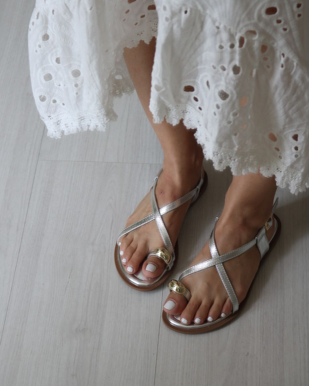 Flat em Couro Legítimo Demi