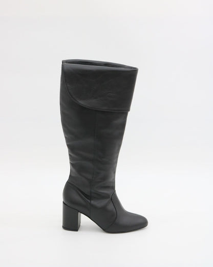 Bota Over 2 em 1 Couro Legítimo Jade