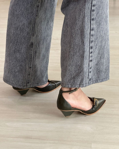 Scarpin Em Couro Legítimo Thais