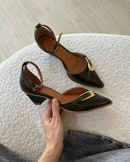 Scarpin Em Couro Legítimo Thais