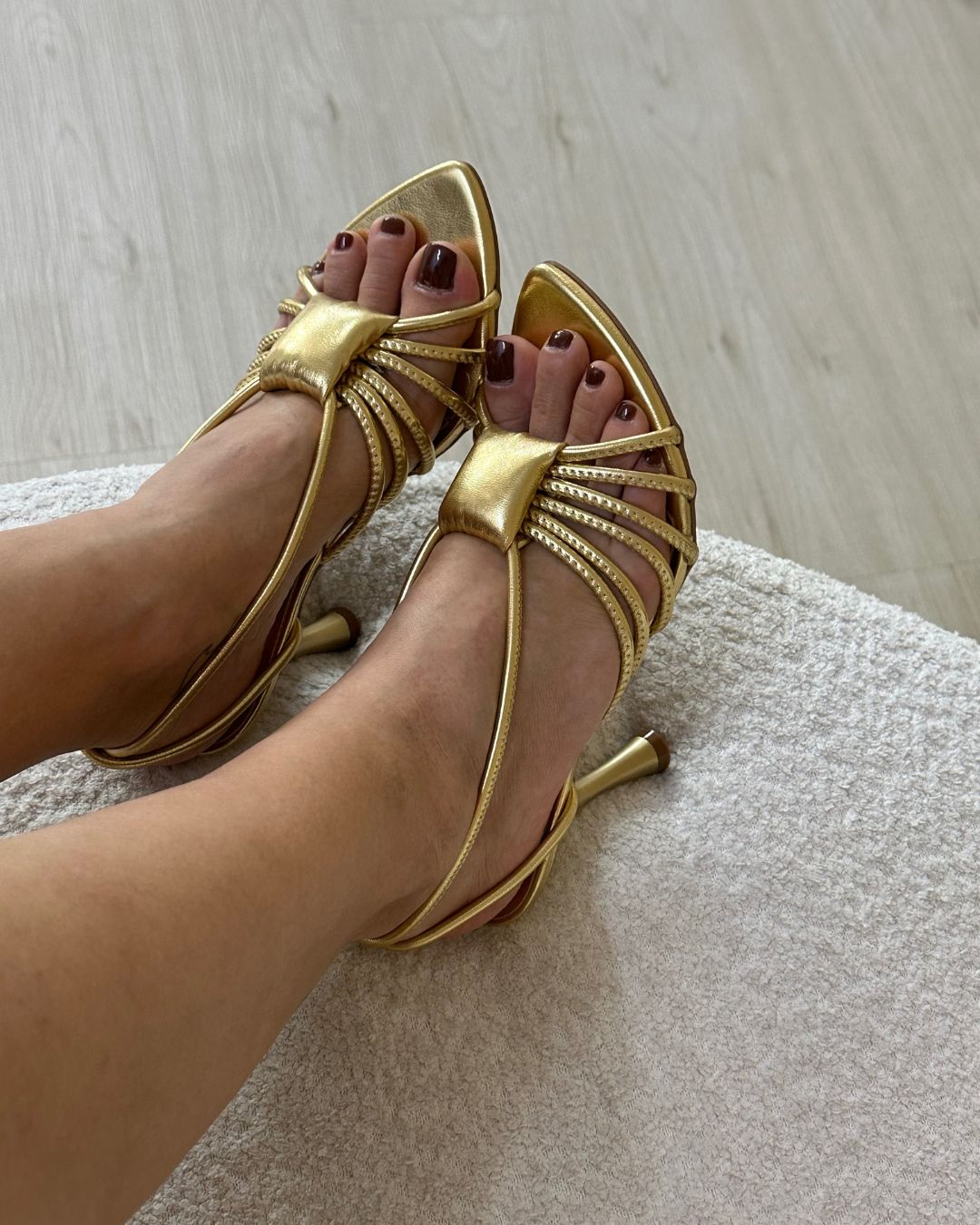 Sandália Salto Fino Luiza