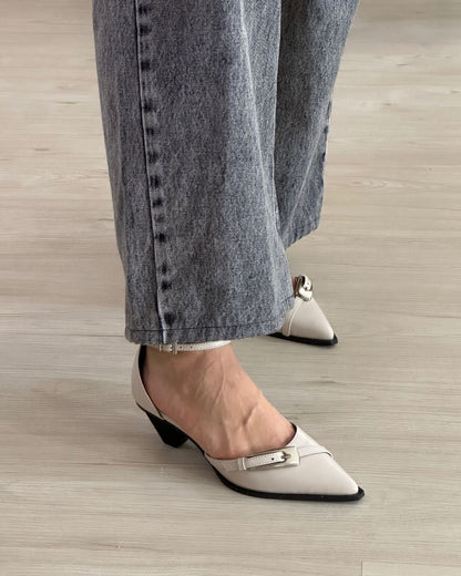 Scarpin Em Couro Legítimo Thais