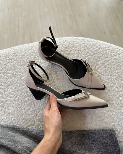 Scarpin Em Couro Legítimo Thais